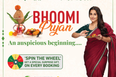 Bhoomi Pujan Backdrop 8x8 feet