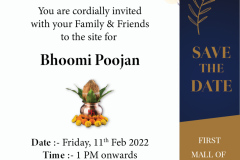 Bhoomi Pujan creative 2.2.2022