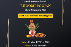 Bhoomi Pujan creative 2.2.2022